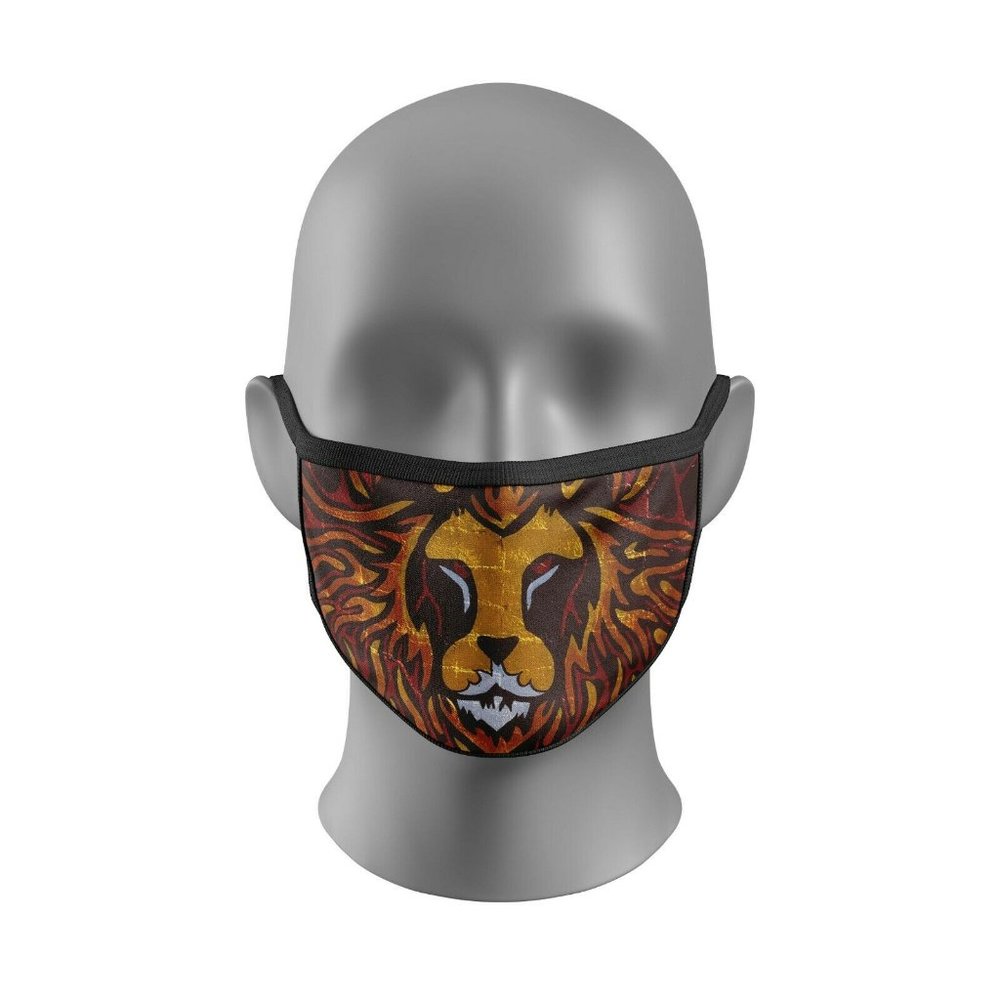 FACE MASK Lion KING Golden Tiger Animal ART Big CAT high Fashion soft Cloth New